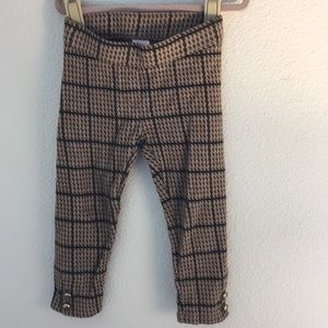 Janie and Jack Stretch Plaid Girl’s Trouser Pants